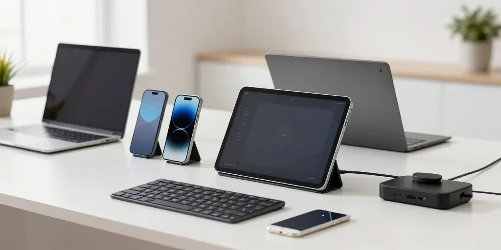 Accessoires smartphone et tablette professionnel : le ROI oublié que les entreprises négligent