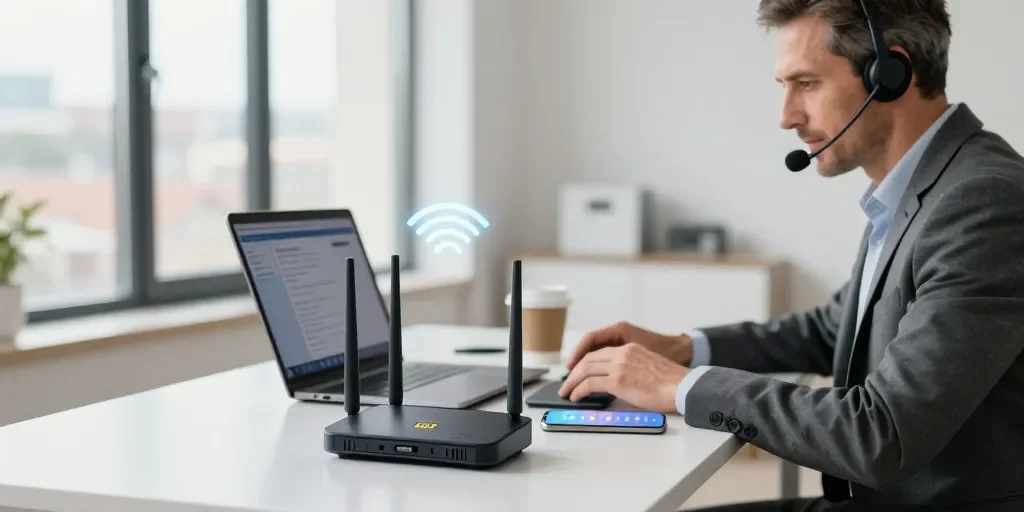 Routeur WiFi 4G avec carte SIM : pourquoi les télétravailleurs abandonnent leur box Internet traditionnelle